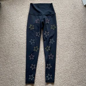 Beach Riot x Soul Cycle studded star leggings
